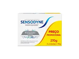Kit Creme Dental Sensodyne Branqueador Extra Fresh 3 Unidades 90g Cada