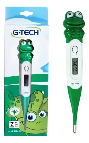 Termômetro Digital G-Tech Sapo Verde com Ponta Flexível - 1 Unidade