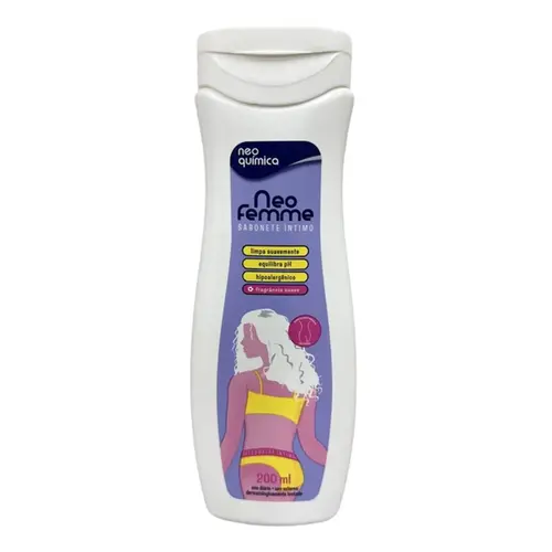 Sabonete Líquido Íntimo Neofemme Fragrância Suave 200ml