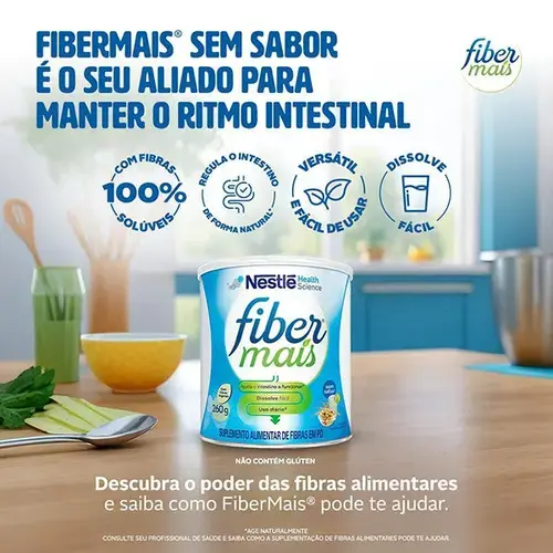 Regulador Intestinal FiberMais - Sem Sabor - 260g - Nestlé
