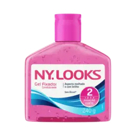 Gel Fixador Ny Looks Fixação Fixação 2 Forte 240g