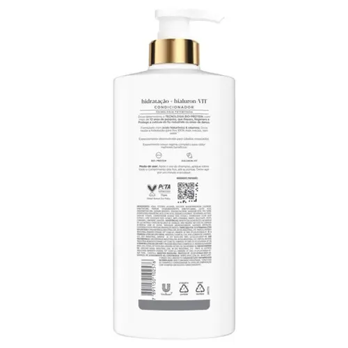 Condicionador Dove Hidratação + Ácido Hialurónico Grande 600ml