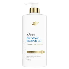 Condicionador Dove Hidratação + Ácido Hialurónico Grande 600ml