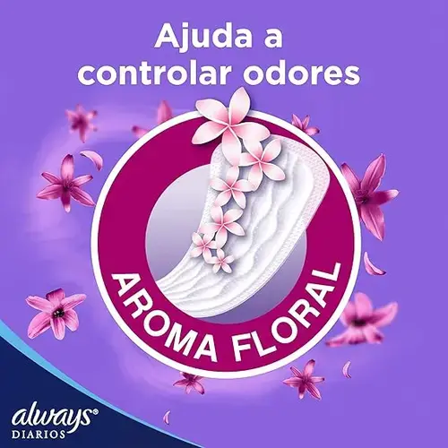 Protetor Diário Always com Perfume 15 Unidades