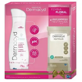 Sabonete Líquido Íntimo Dermacyd Femina 200ml + 16 Lenços Grátis
