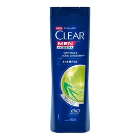 Shampoo Clear Men Anticaspa Controle e Alívio Da Coceira 400ml
