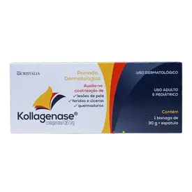 Kollagenase 0,6U/g - Pomada com 30g