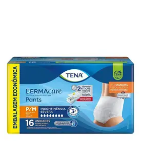 Roupa Íntima Descartável Tena Pants Dermacare para M 16 Unidades