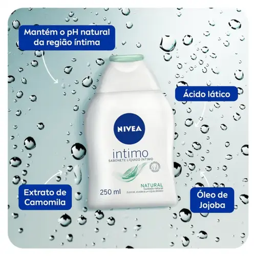 Sabonete Íntimo Nivea Natural 250ml