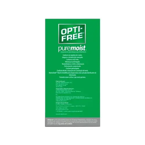 Solução para Limpeza de Lentes - Opti-Free Puremoist 90ml