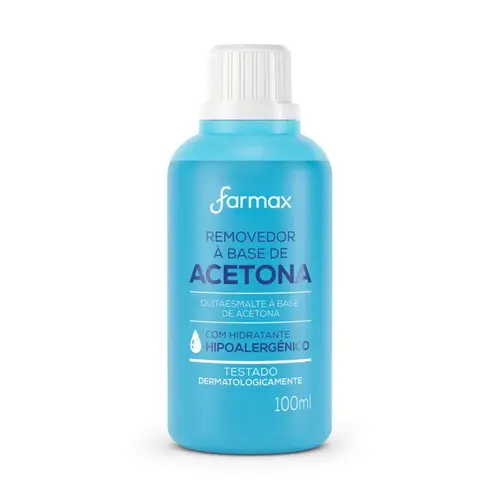 Removedor de Esmalte à Base Acetona Farmax 100ml