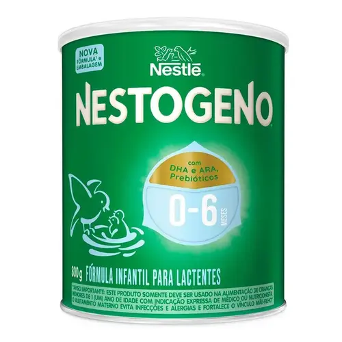 Fórmula Infantil Nestogeno 1 800g - 0 a 6 Meses - Nestlé