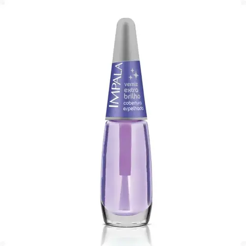 Esmalte Impala Cremoso Cuidados Especiais Verniz Extra Brilho Cobertura Espelhada 7,5ml
