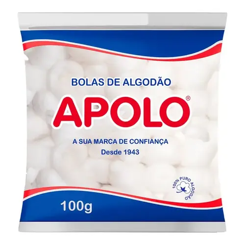 Algodão em Bola Apolo 100g