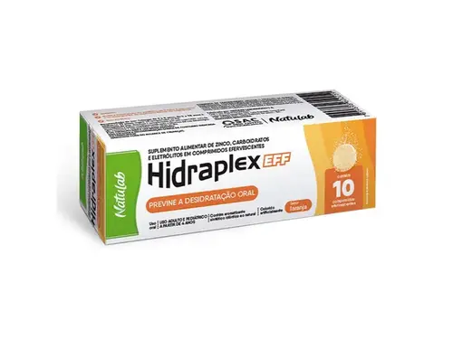 Hidraplex Laranja EFF 10 Comprimidos Efervescentes