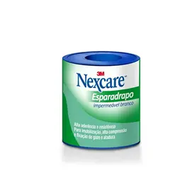 Esparadrapo Impermeável Nexcare Branco 50mm x 3m - 1 Unidade