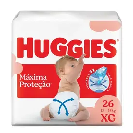 Fralda Huggies Máxima Proteção XG 26 Unidades