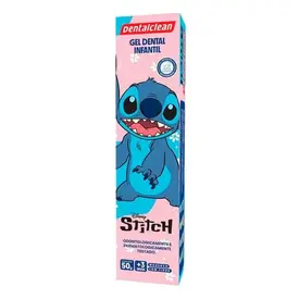 Gel Dental Infantil Colecionável Dentalclean Stitch Sabor Morango 50g