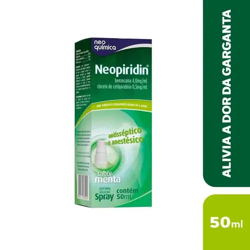 Neopiridin Spray - Sabor Menta com 50ml