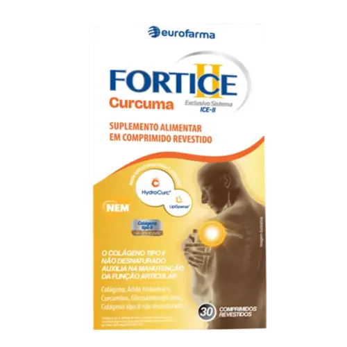 Colágeno Fortice Cúrcuma 30 Comprimidos Revestidos