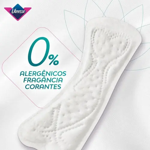 Protetor Diário Libresse Pure Sensitive Longo 40 unidades