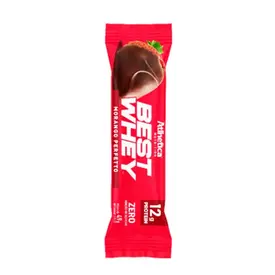 Barra de Proteína Atlhetica Nutrition Best Whey Bar Morango Perfetto 49g