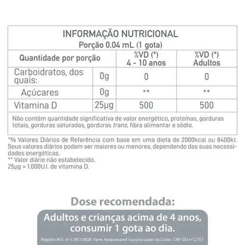 Vitamina D - Addera D3 1.000UI Gotas 5ml