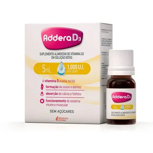 Vitamina D - Addera D3 1.000UI Gotas 5ml