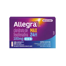 Allegra 180mg 10 Comprimidos