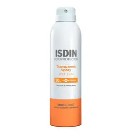 Protetor Solar Corporal ISDIN Fotoprotector FPS50 Transparent Spray Aerossol Wet Skin 250ml