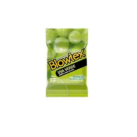 Preservativo Blowtex Lubrificado Uva Verde 3 Unidades
