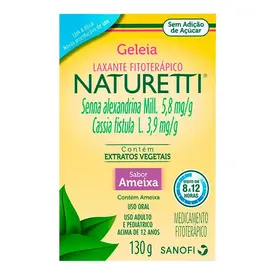 Laxante Fitoterápico Naturetti Geleia Sabor Ameixa 130g