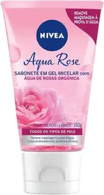 Sabonete Facial em Gel Nivea Aqua Rose Micellair Água de Rosas 150g