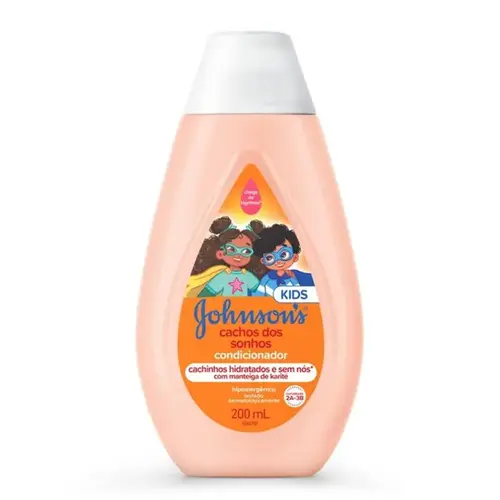 Condicionador Infantil Johnson's Kids Cachos Dos Sonhos 200ml