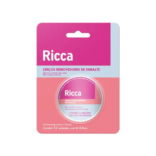 Lenco Ricca Removedor De Esmalte Com 32 Unidades Ref. 3703