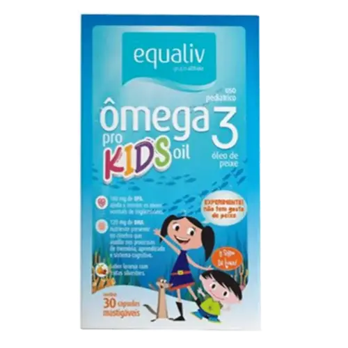Ômega 3 Equaliv Kids 30 Cápsulas Mastigáveis