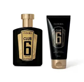 Kit de Perfumaria Masculino Eudora Club 6 Deo Colônia 95ml + Loção Corporal 200ml