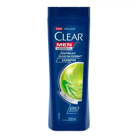 Shampoo Clear Men Anticaspa Controle e Alívio de Coceira 200ml
