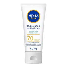 Protetor Solar Facial Nivea Toque Seco Antissinais FPS70 40ml