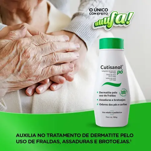 Pó Polvilho Cutisanol Protetor Antisséptico 150g