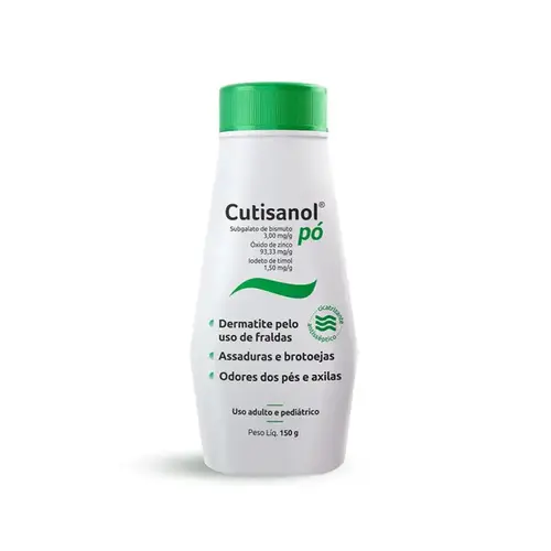 Pó Polvilho Cutisanol Protetor Antisséptico 150g