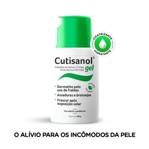 Creme Hidratante Cutisanol Gel Antisséptico 100g