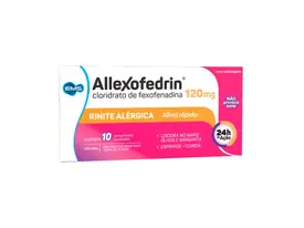 Antialérgico Allexofedrin 120mg 10 Comprimidos