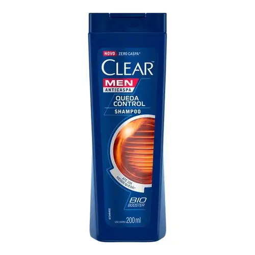 Shampoo Clear Men Anticaspa Queda Control 200ml
