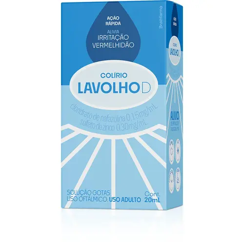 Colírio Lavolho D 20ml Solução Oftálmica Gotas