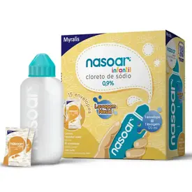 Nasoar Infantil 0,9% - 15 Envelopes