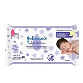 Lenço Umedecido Johnson's Baby Hora Do Sono 48 Unidades