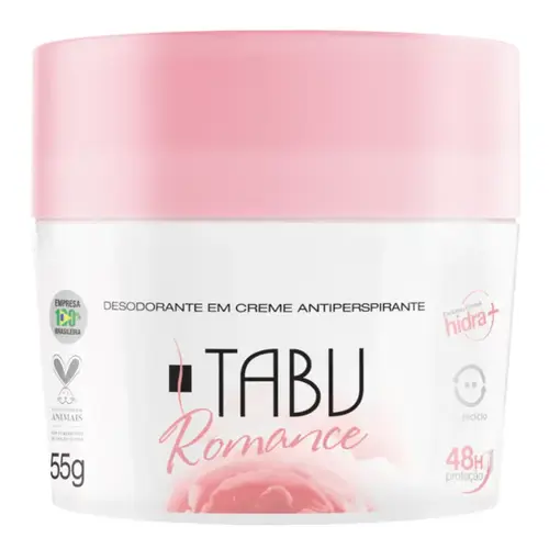 Desodorante Tabu Romance Creme Feminino 48g