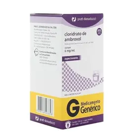 Cloridrato De Ambroxol 6mg/ml Xarope com 120ml - Prati-Donaduzzi - Genérico