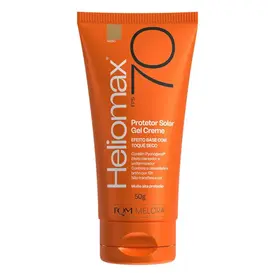 Protetor Solar Facial Heliomax Gel Creme FPS 70 Cor Média 50g